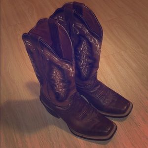 Leather Cowgirls boots